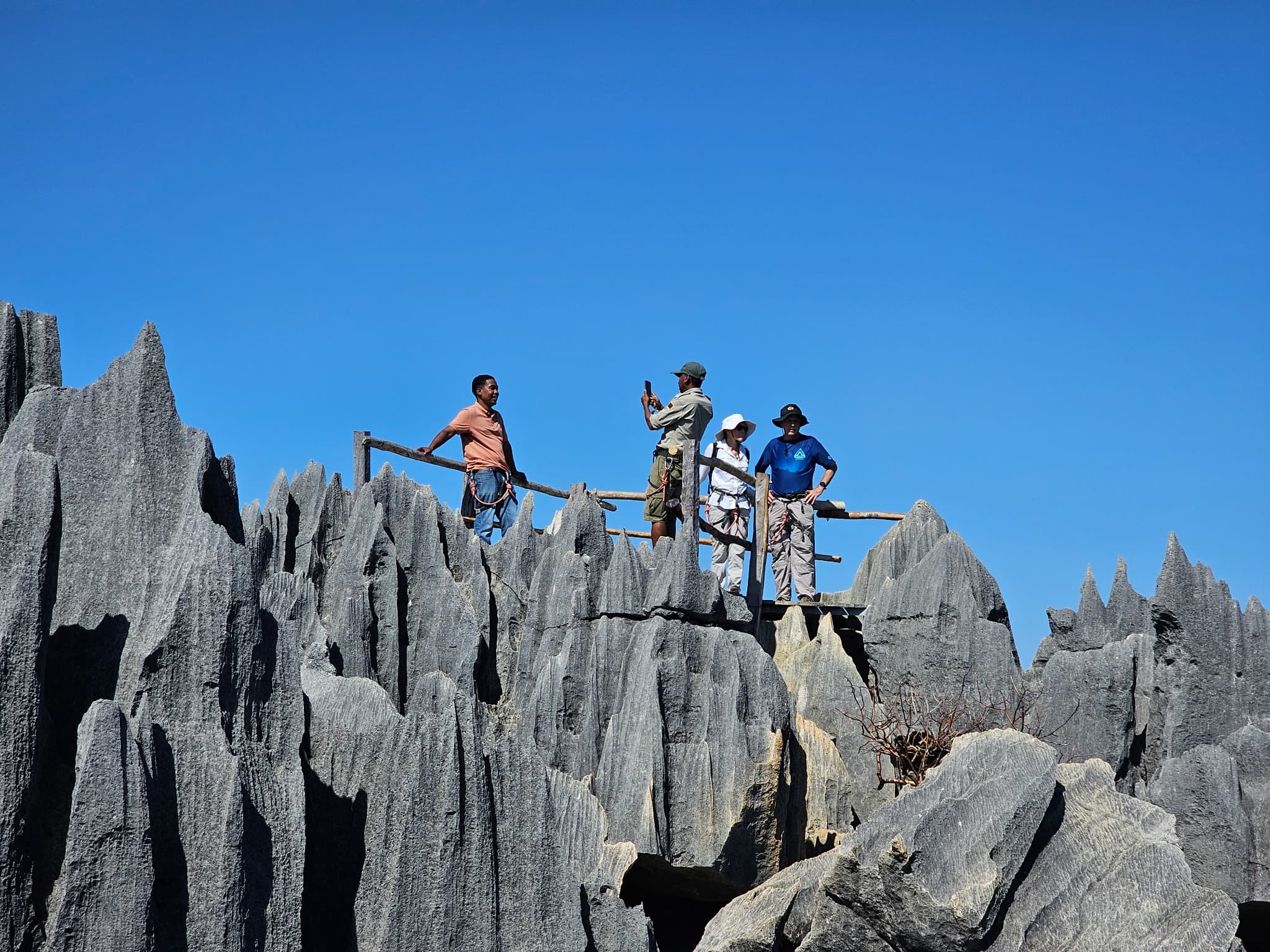 Local expedition guide on the Tsingy